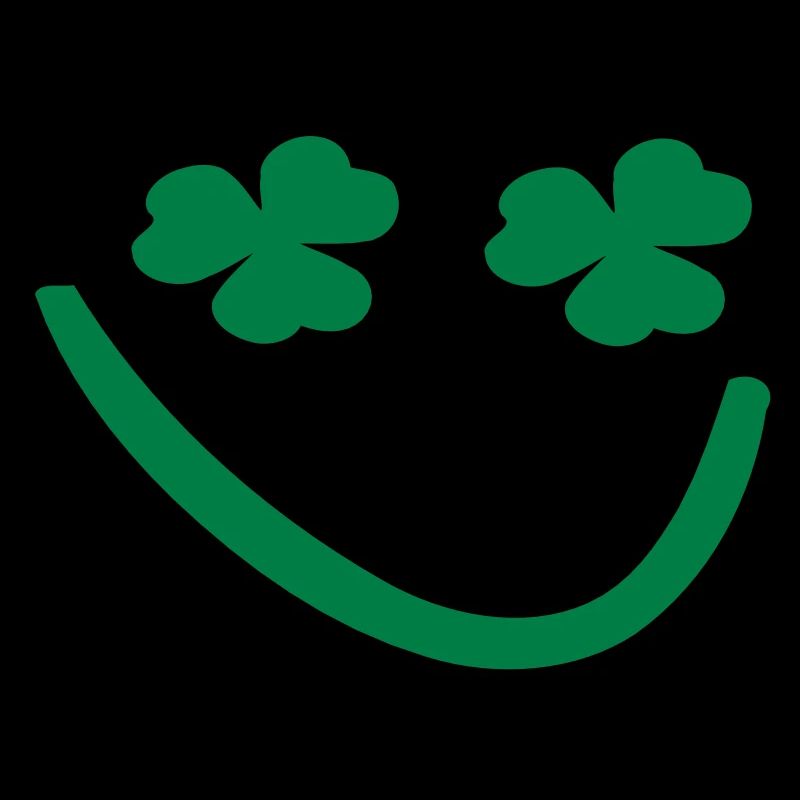 Shamrock smiley face