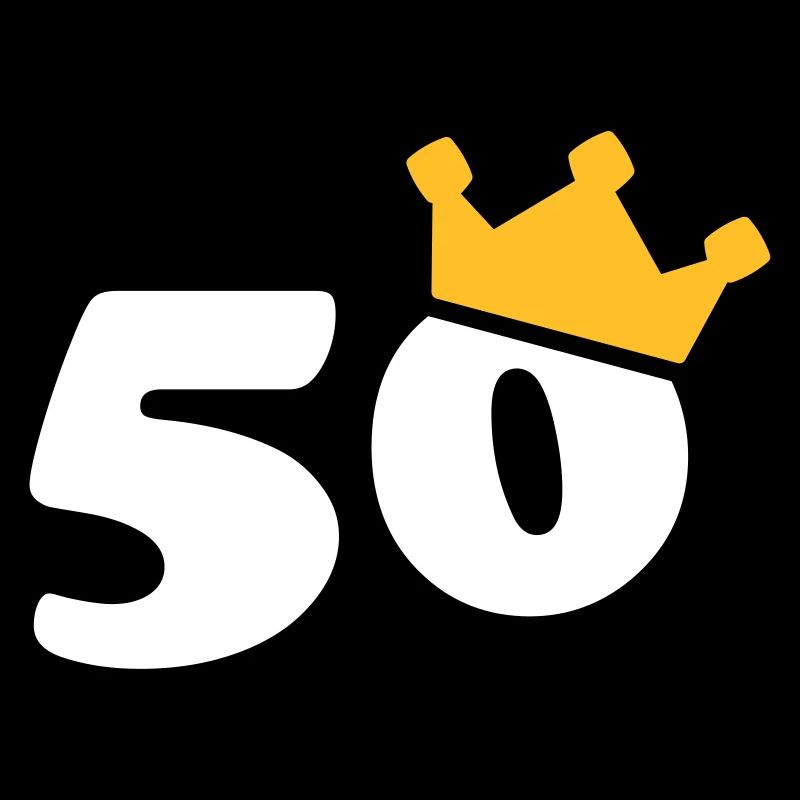 50 Krone 50 Geburtstag 50 Jahre
