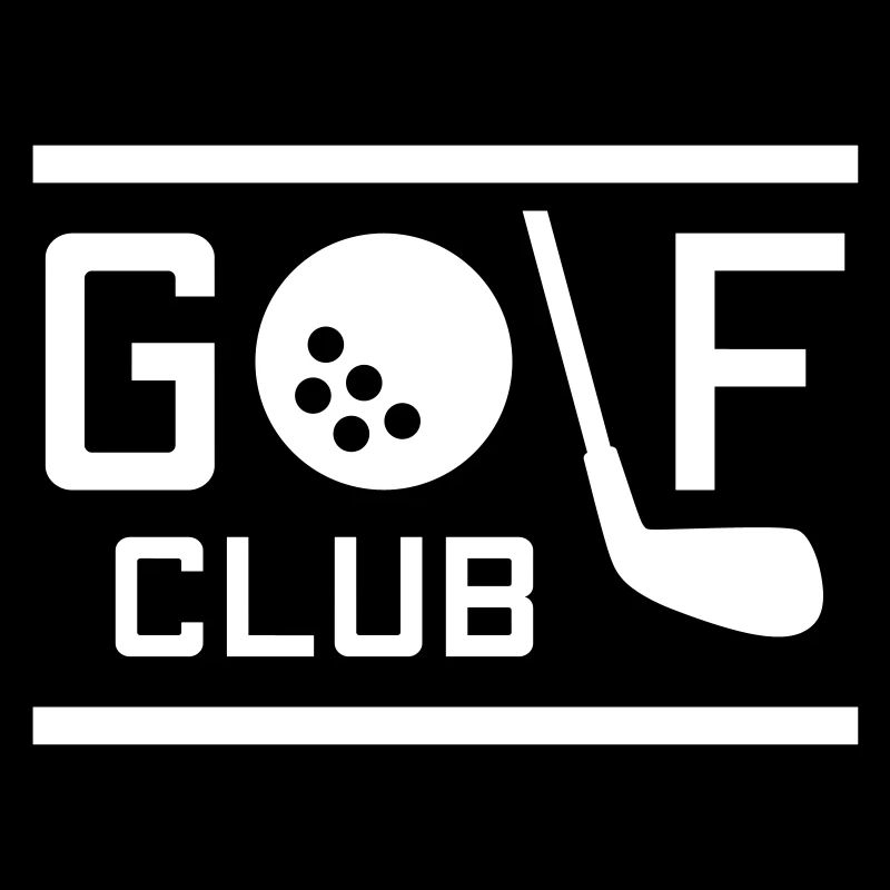 Golfclub (Golfball als o, Golfschläger als l)