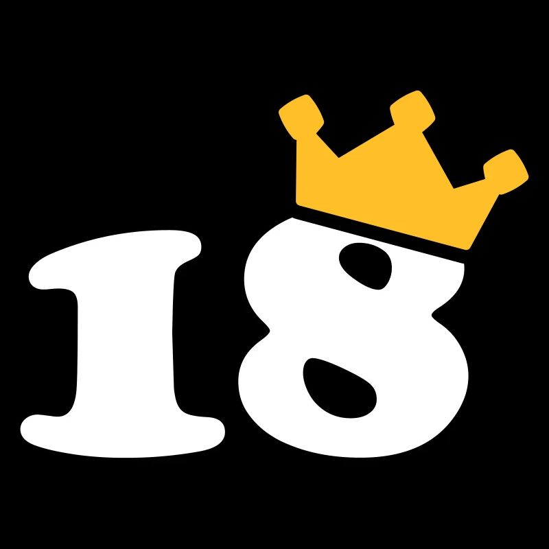 18 Krone 18. Geburtstag 18 Jahre