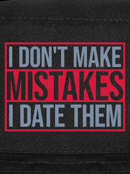 Date Mistakes Quote Logo
