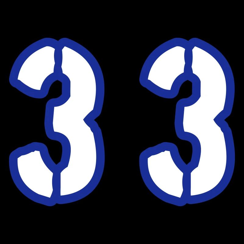 33 Zahl Symbol