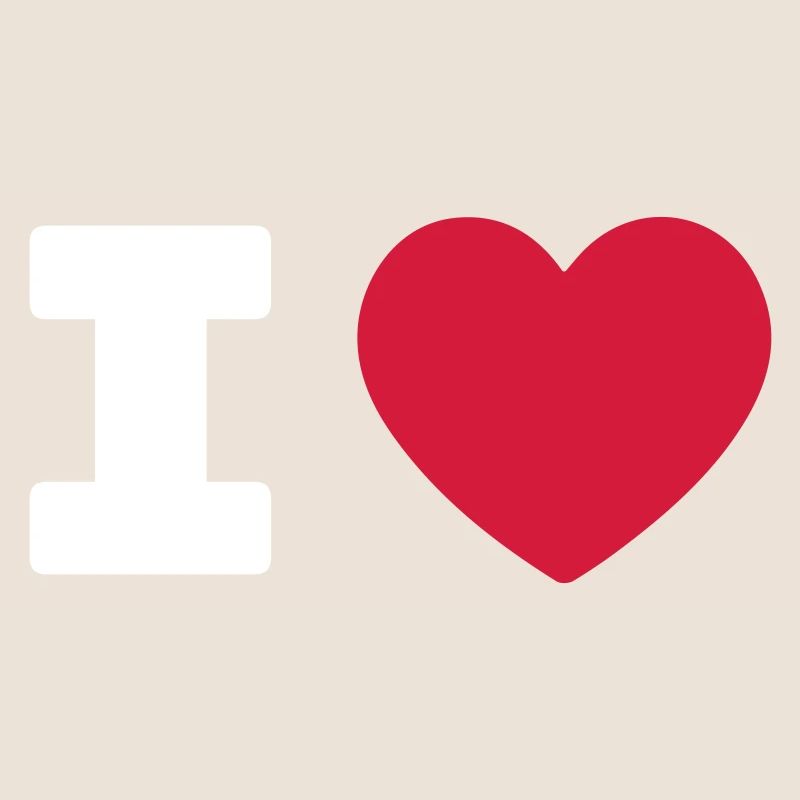 I LOVE - HEART Add Your own text