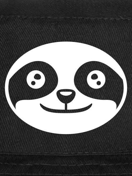 Head round sloth face