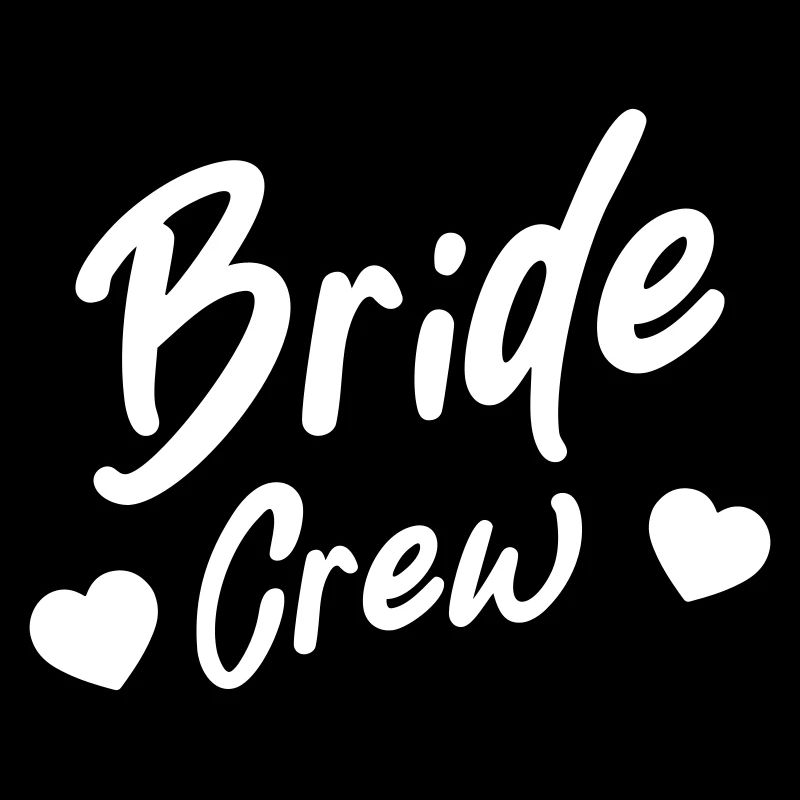 Bride Crew Heart