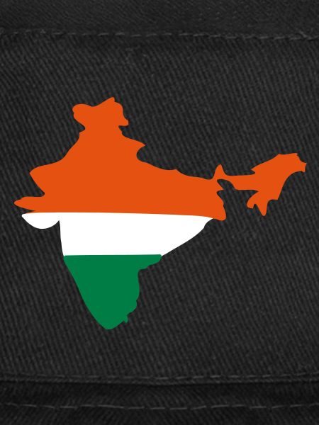 India Map Flag Inde