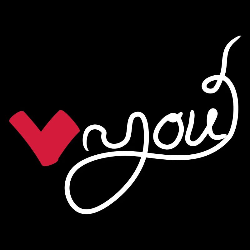 Herz, das du handgeschrieben hast