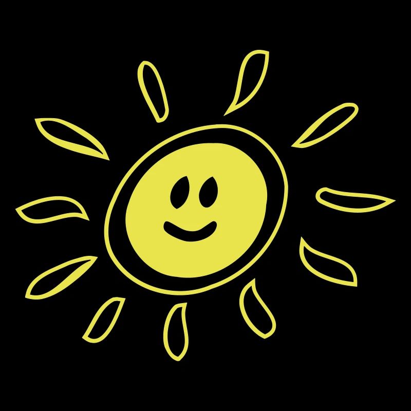 Smiley sun