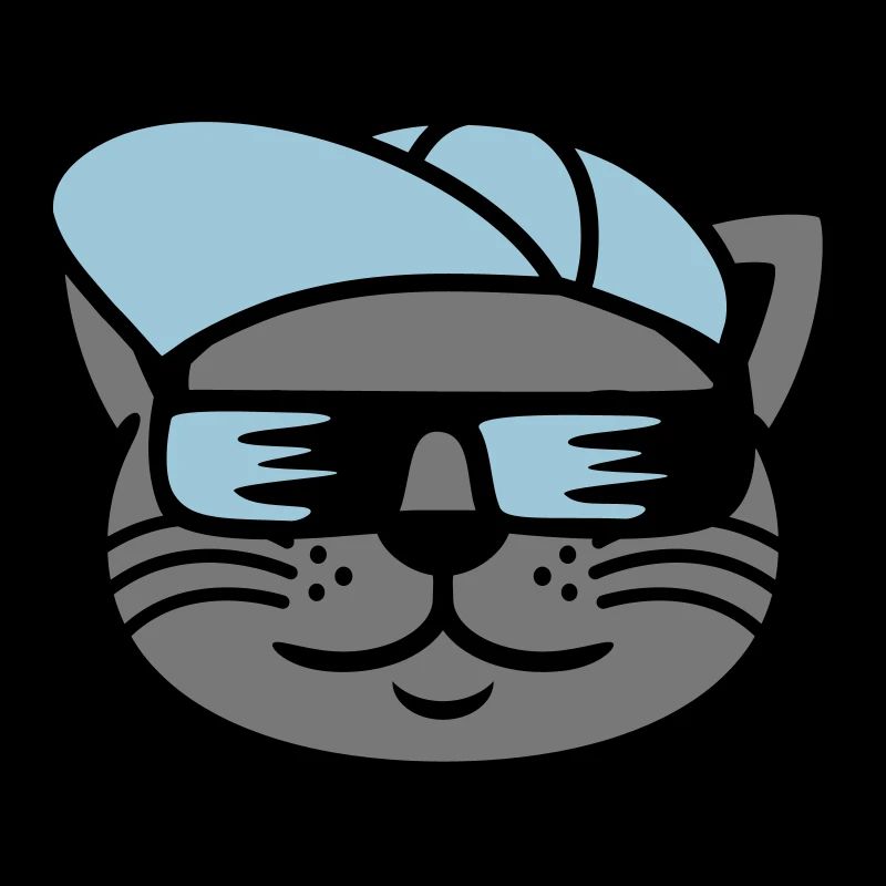 Lunettes de soleil chat visage cool