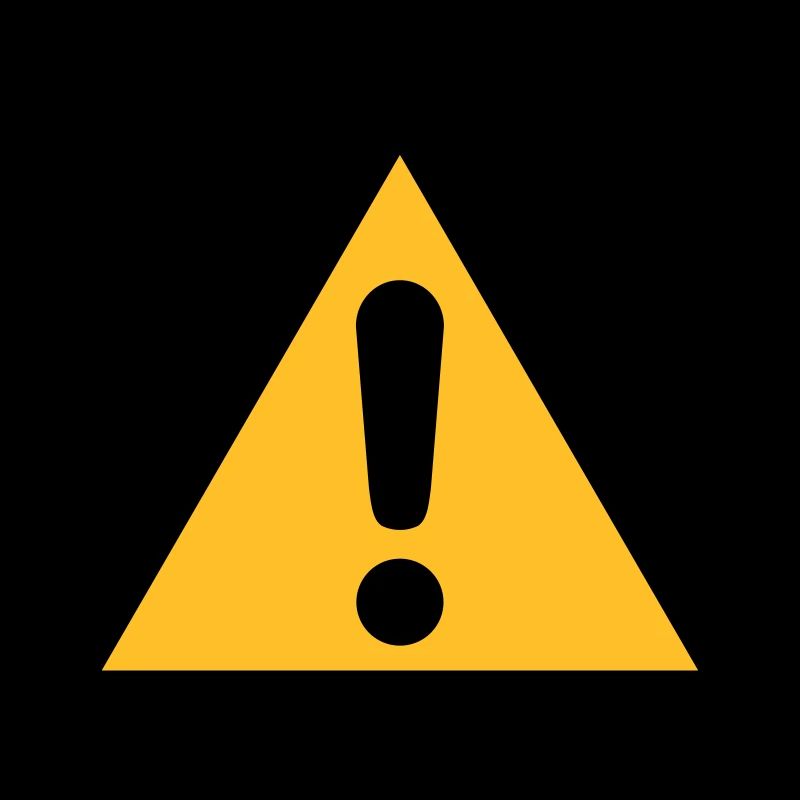 Symbole de danger - Danger général (2 couleurs)