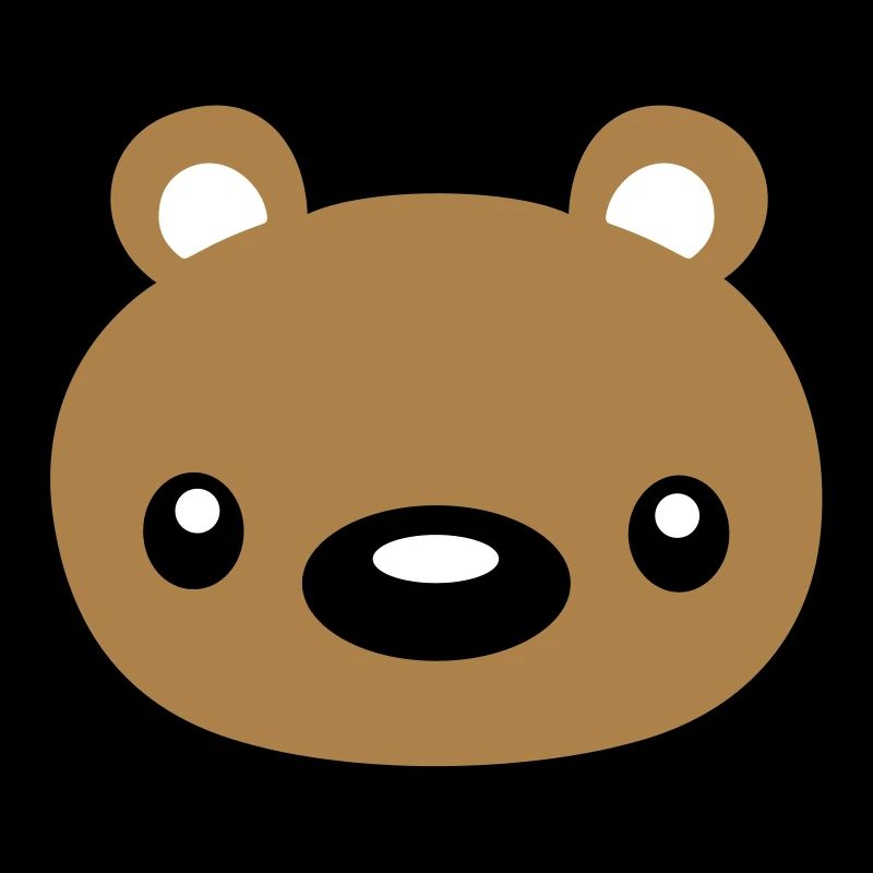 teddy face head cuddly toy