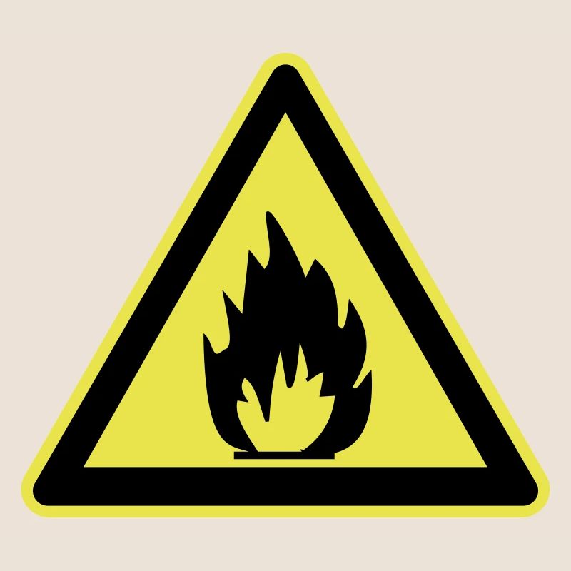 inflammable sign