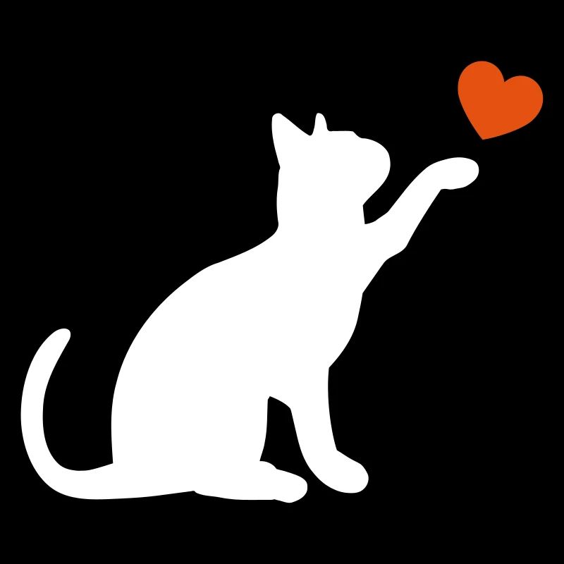 Chat chat silhouette chat chat