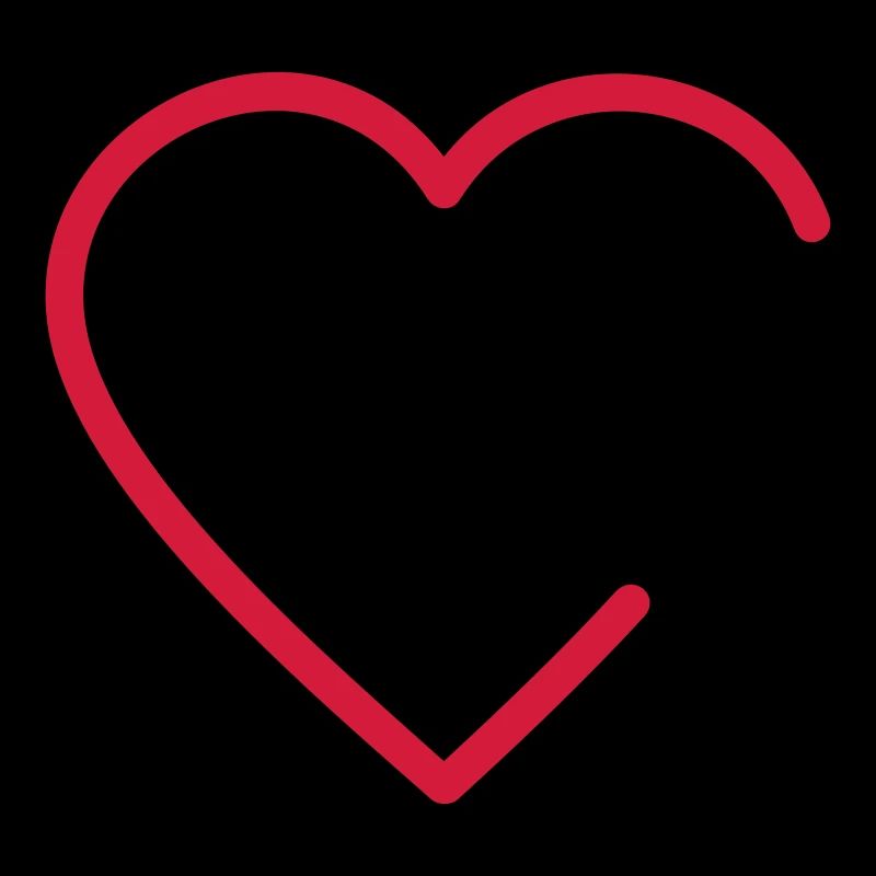 open heart outline (1c)