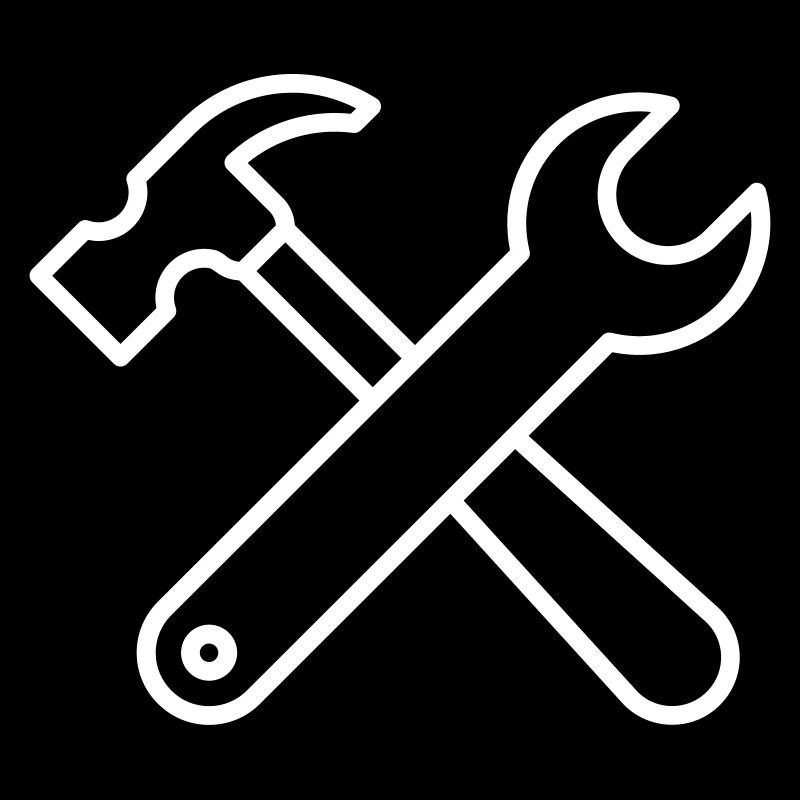 Wrench and hammer