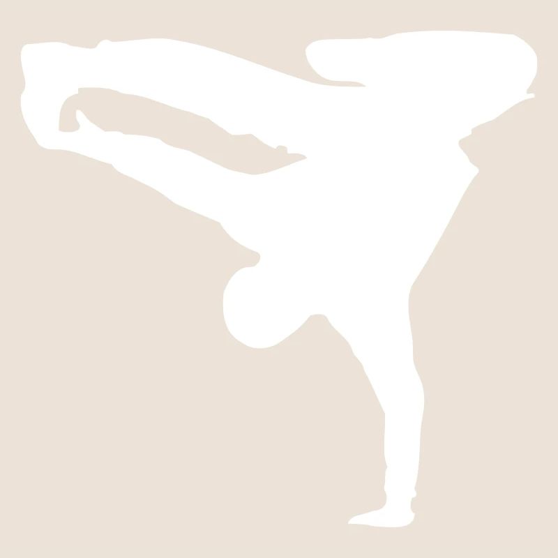 Breakdance Move Graphiques blanc
