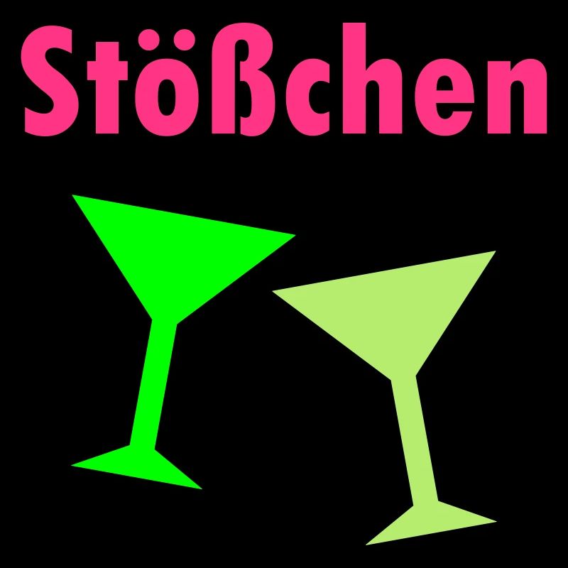Stößchen (zwei Cocktailgläser)