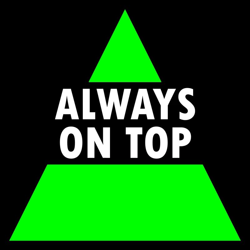 Always on top (split triangle)
