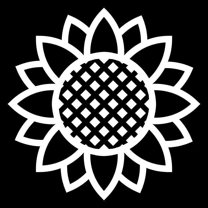 Icône d’icône de tournesol