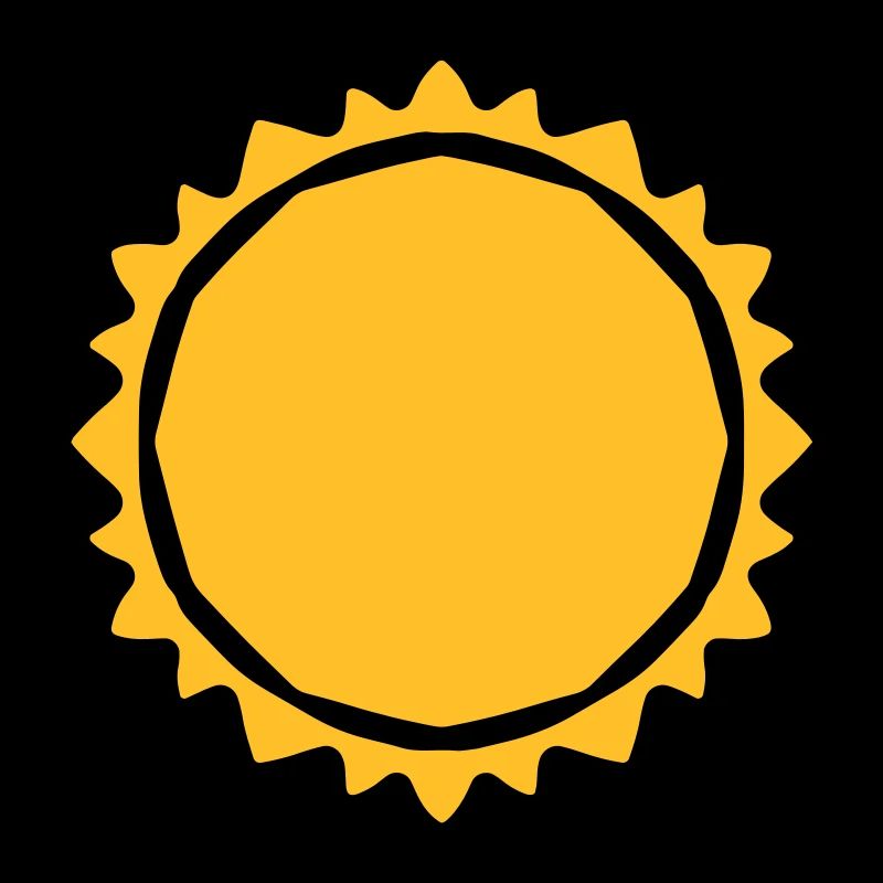 Thick big sun