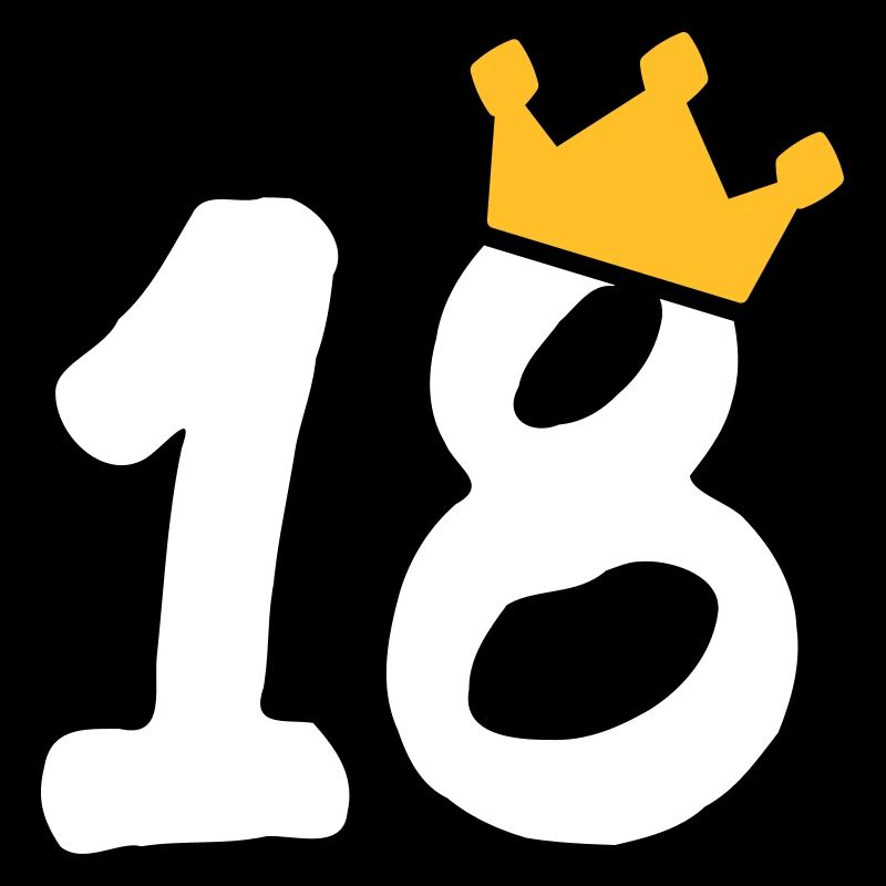 18 Krone 18 Geburtstag 18 Jahre