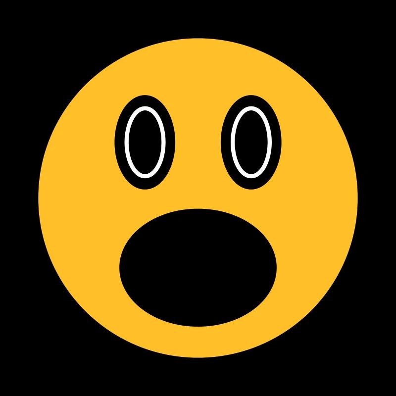 Bewildered emoticon - picture icon - stick face