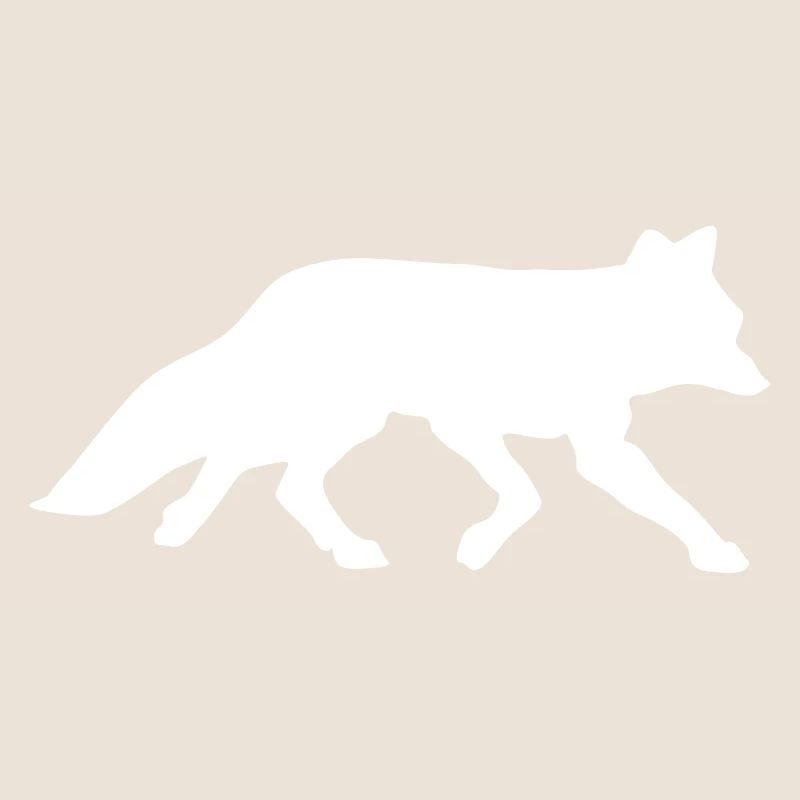 silhouette de renard