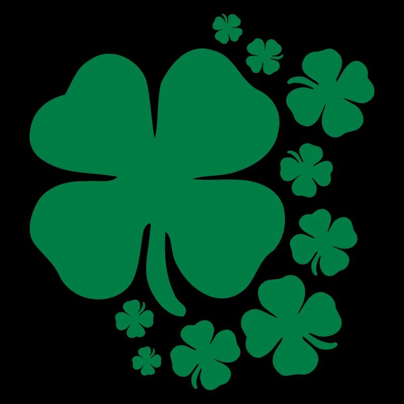 Kleeblatt St. Patrick's Tag Glücksbringer Irland
