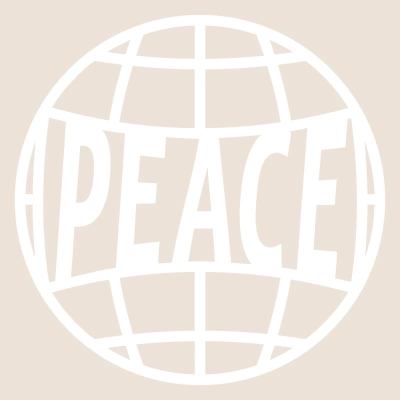 Frieden auf der Erde Globus