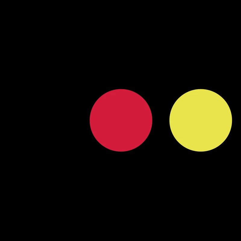 Points noirs, rouges et jaunes