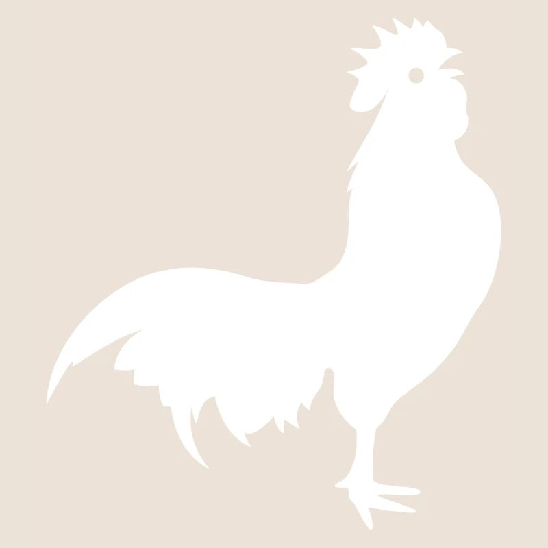 Silhouette d’animal coq