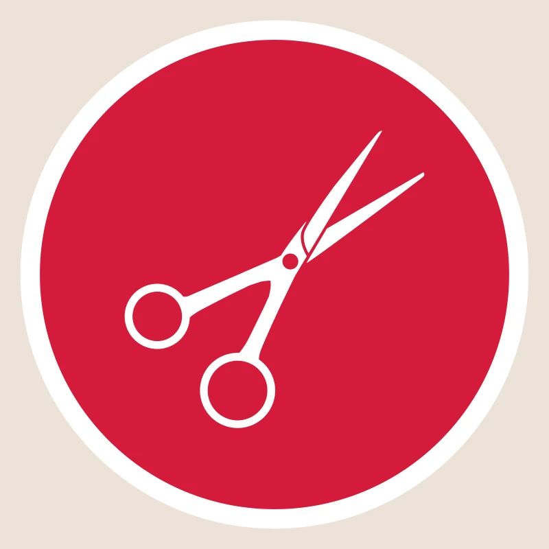 Ciseaux Barber Circle