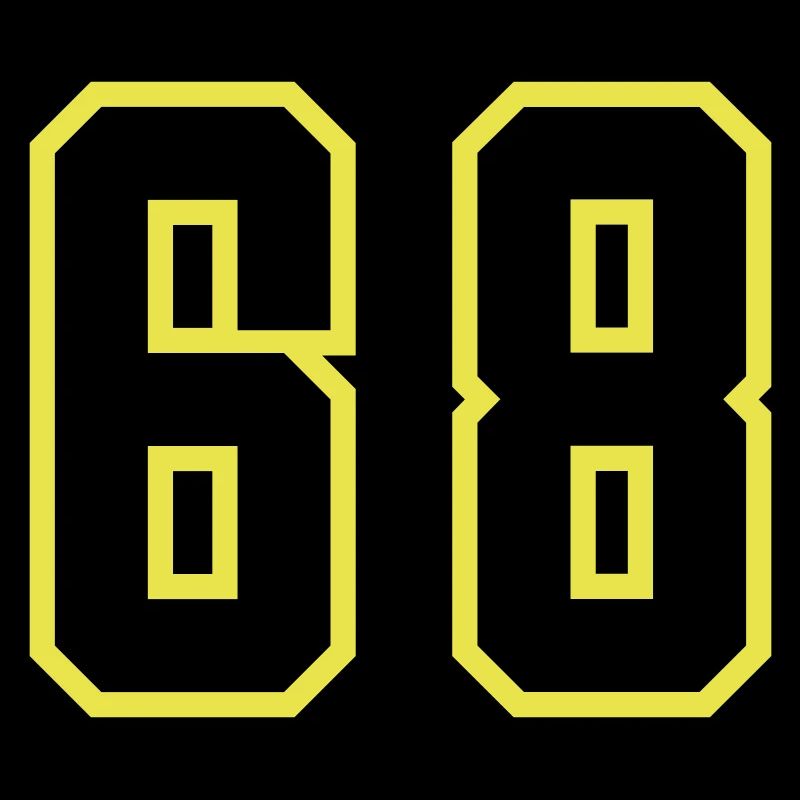 Maillot à 68 numéros