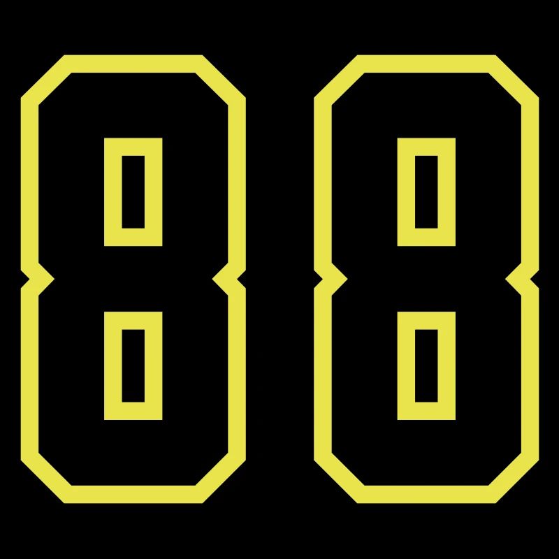 Maillot à numéros 88