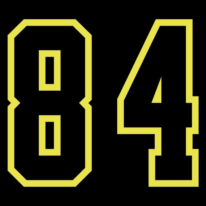 Maillot à numéros 84