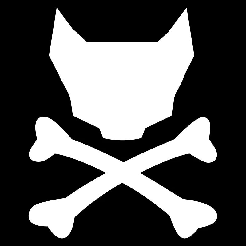 crâne de chat