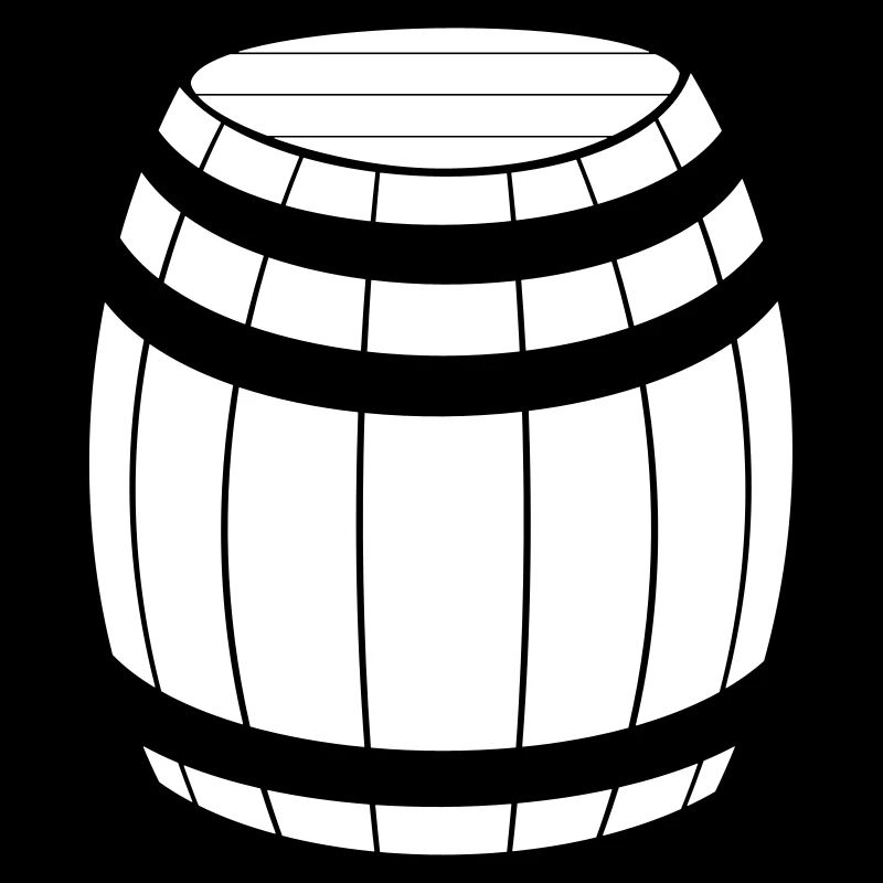 Vecteur graphique de baril