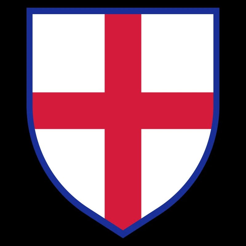 England Flag, St George's Cross Shield