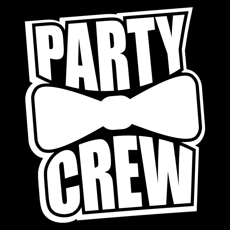 Party Crew Feiern Herren Anzug Fliege Team Freunde
