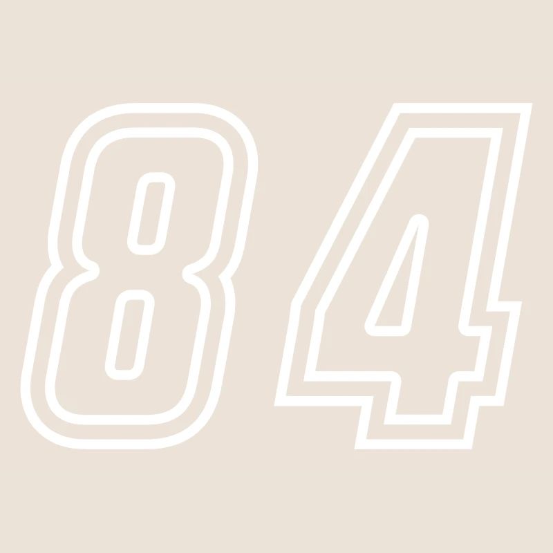84 Numéro de numéro