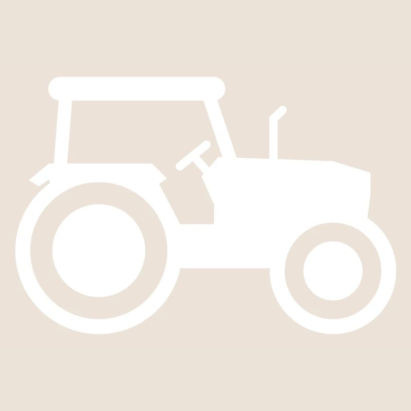 Tractor icon silhouette
