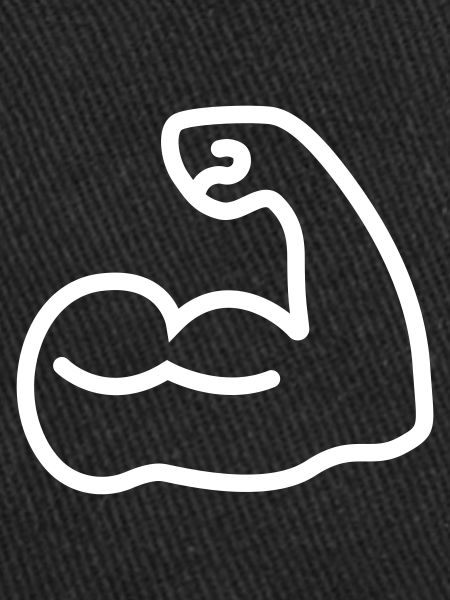 Muscles dumbbell icon