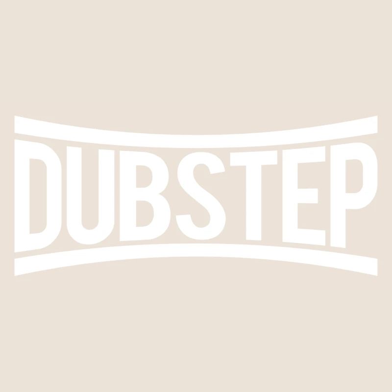 Dub Step Techno Musique Party Bar Texte Lettrage