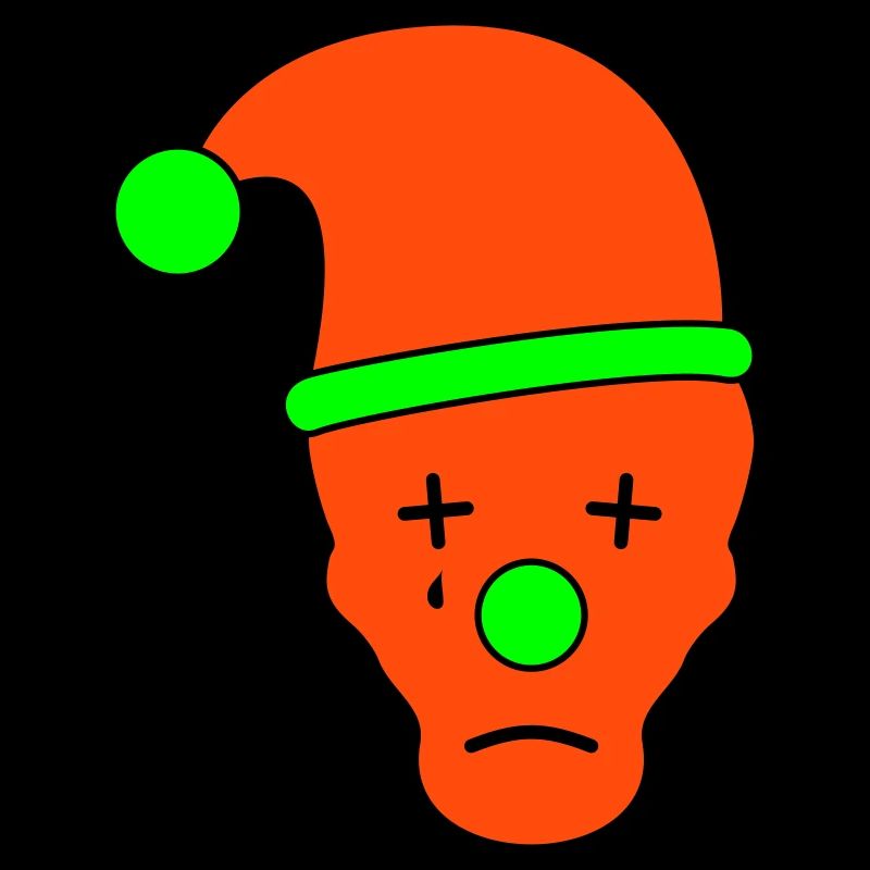 Sad clown