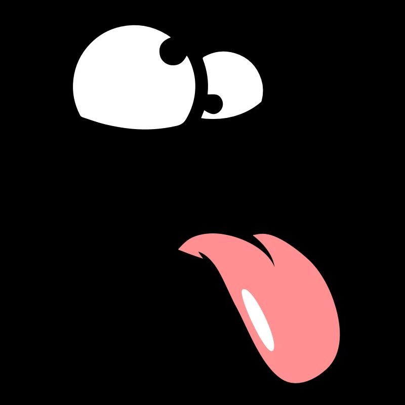 Crazy comic cartoon face laugh funny funny logo de