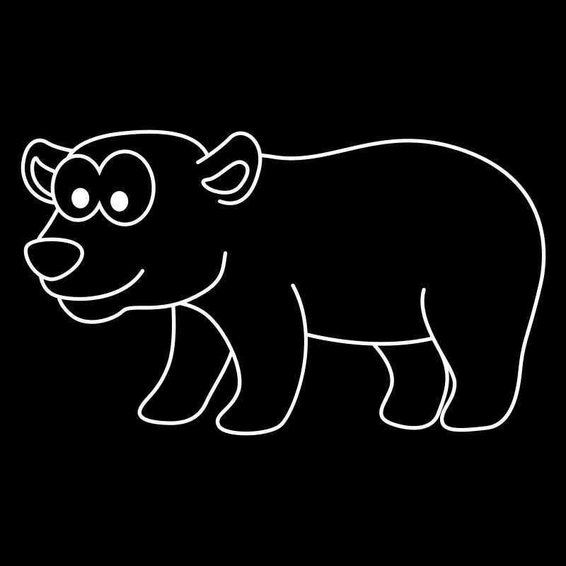 Polar Bear Comic Animal