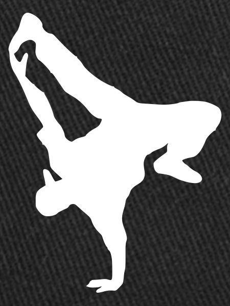 Breakdance Dancer graphics white