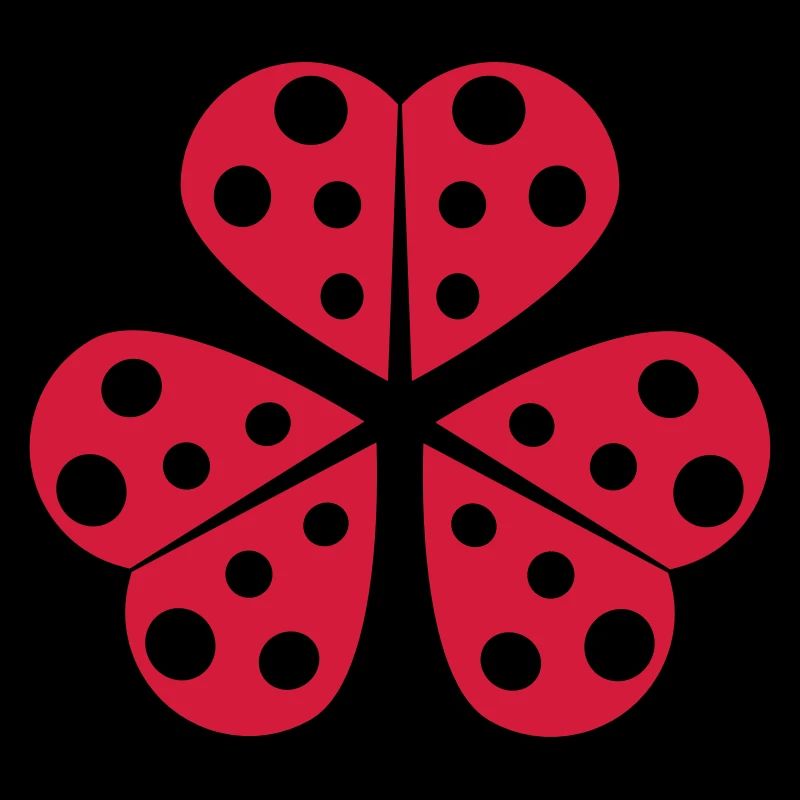 Moitié petite conception de coccinelle