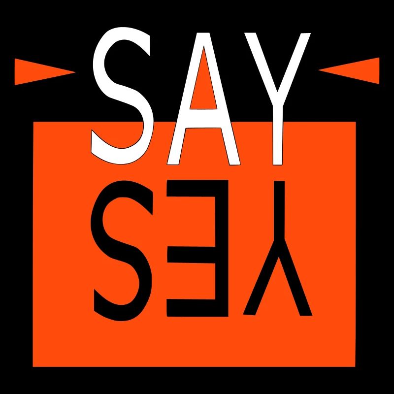 SAY YES orange