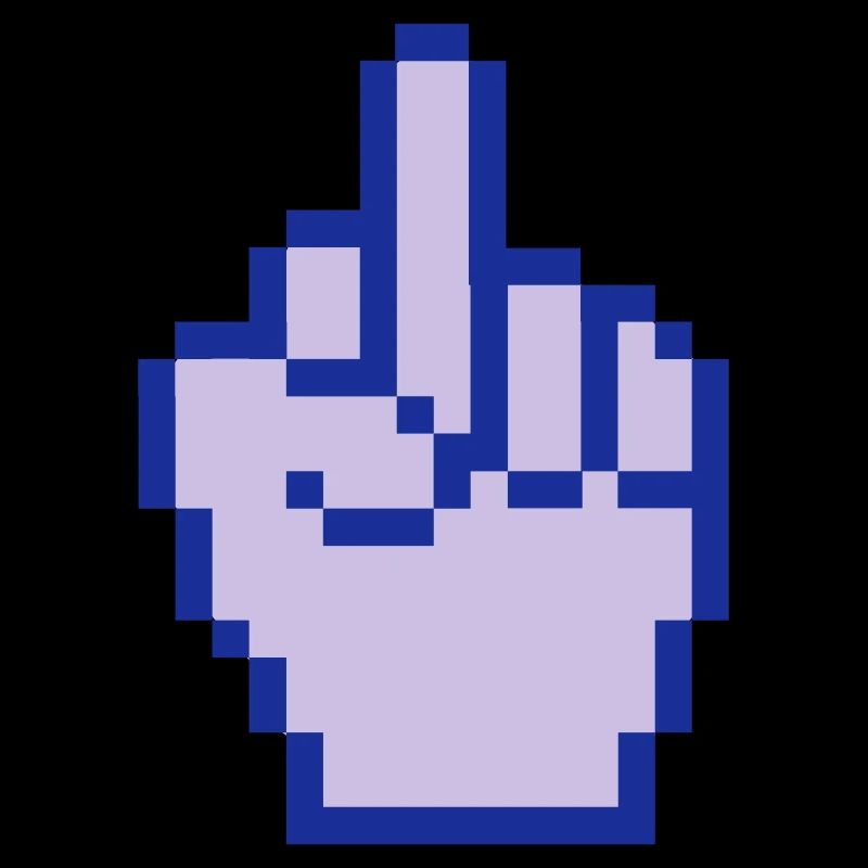 mittelfinger pixel